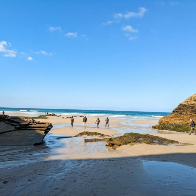 Playa de las Catedrales, Lugo y Ribadeo desde A Coruña