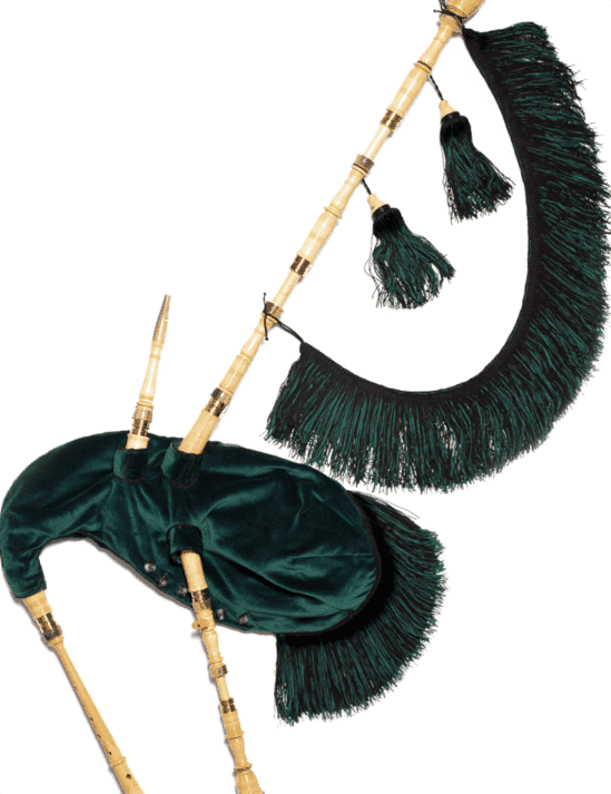 typical Galician pipers