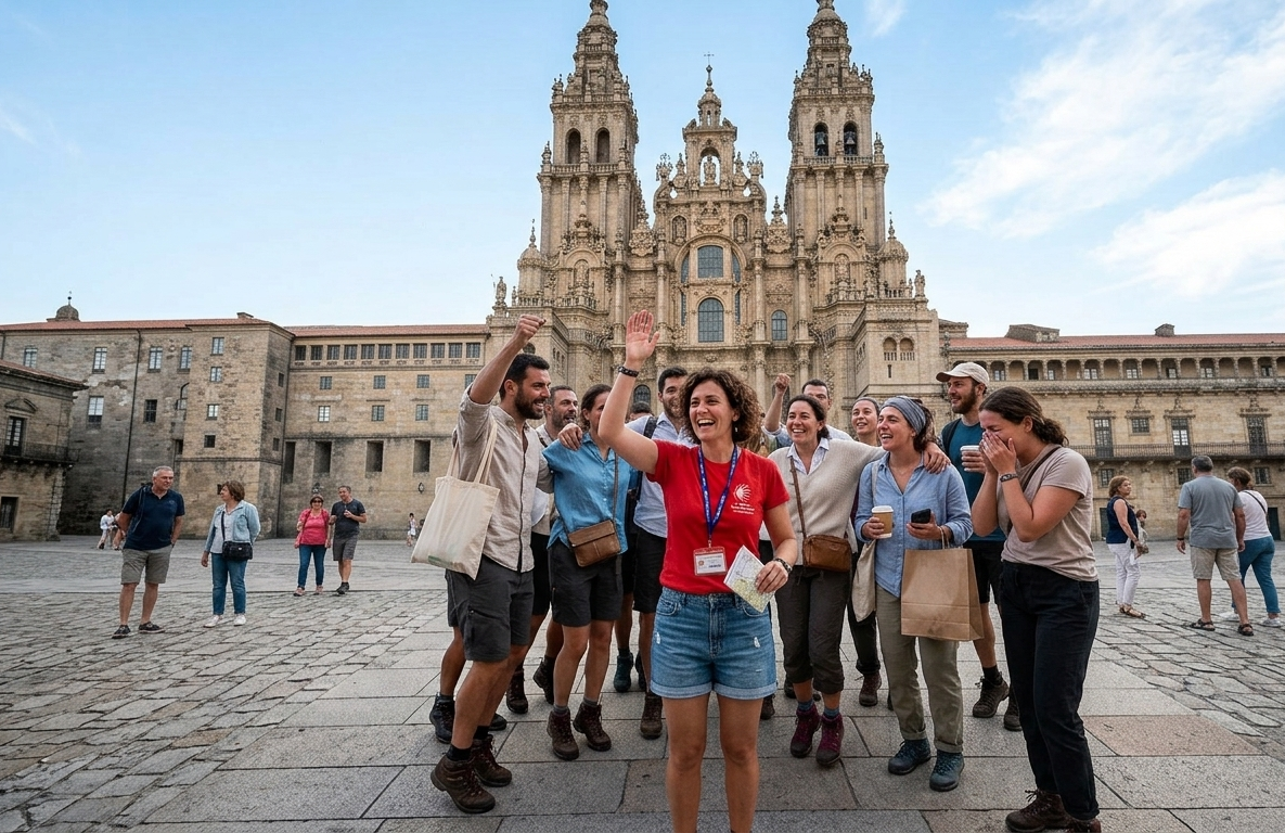 Excursión privada para cruceristas: A Coruña y Santiago