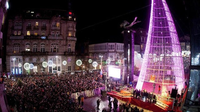 Luzes de Natal de Vigo, uma surpresa a descobrir