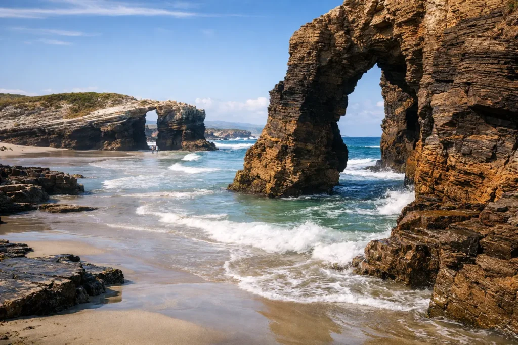 When to See Catedrales Beach Tides in Galicia