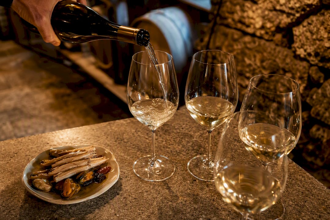 Cata de Albariño acompañada de conservas gallegas