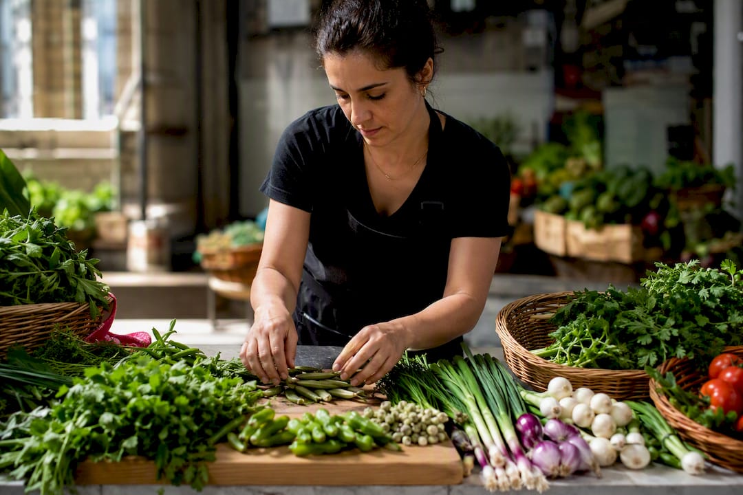 Productos frescos en el Mercado de Abastos