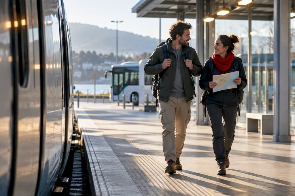 Galicia sin coche: guía práctica para recorrerla en tren, bus y barco